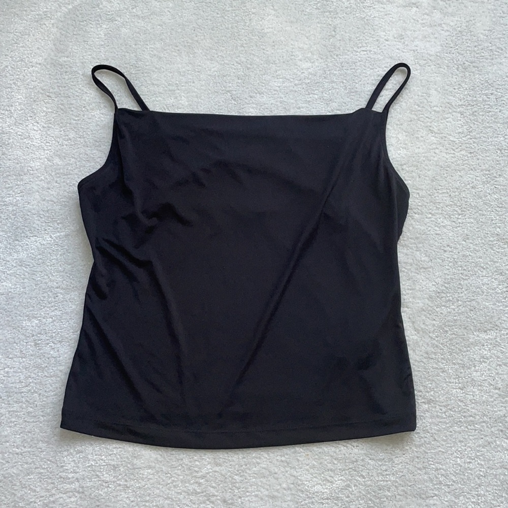 Urban Outfitters Cowl Neck Cami Tank Top Black